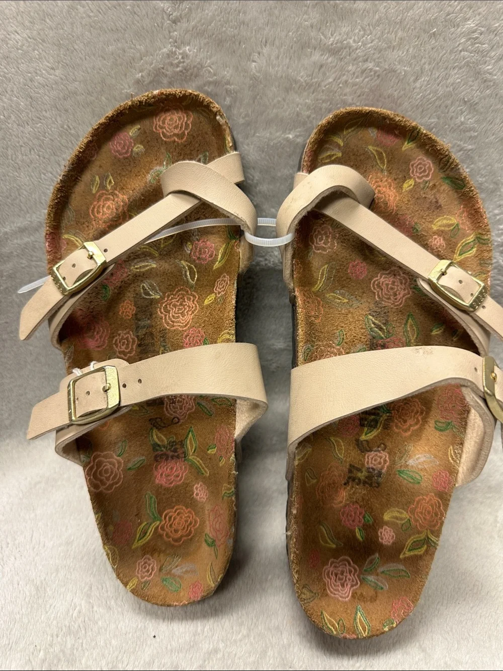 Birkenstock Mayari Printed Footbed Sandals Size 37